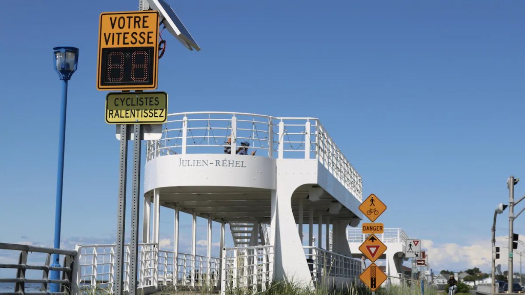 Des radars de vitesse pour avertir les&nbsp;cyclistes