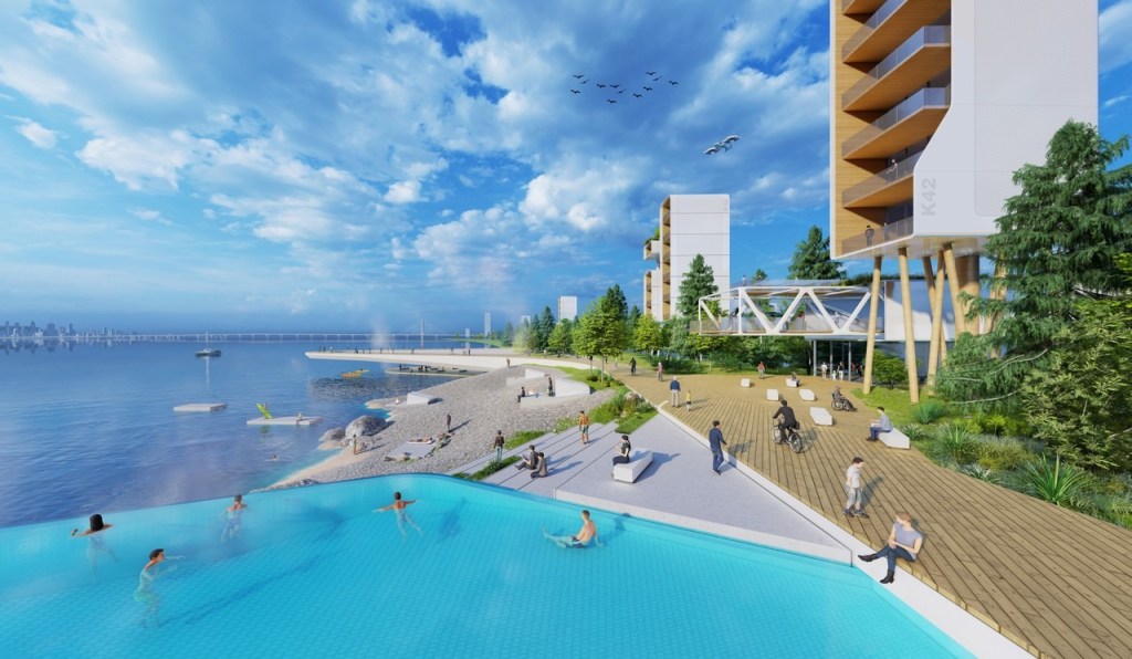 Un «boardwalk» imaginé pour la Promenade de la Voie maritime du&nbsp;St-Laurent