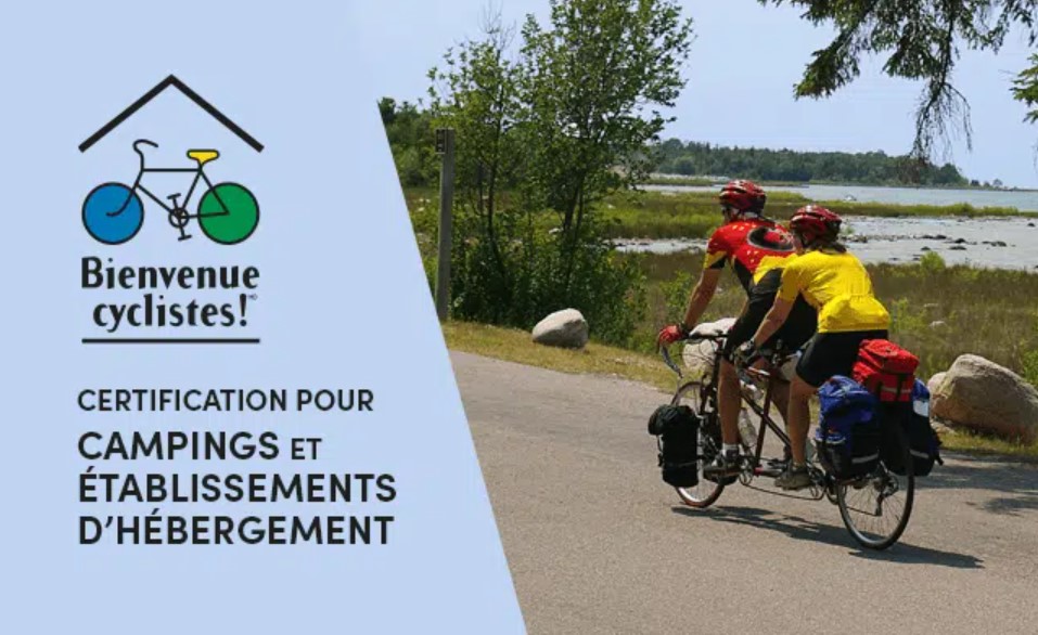 Des centaines de haltes «Bienvenue cyclistes!» le long des pistes&nbsp;cyclables