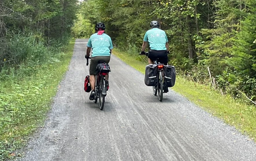 La patrouille à vélo de retour sur les pistes cyclables de&nbsp;Memphrémagog