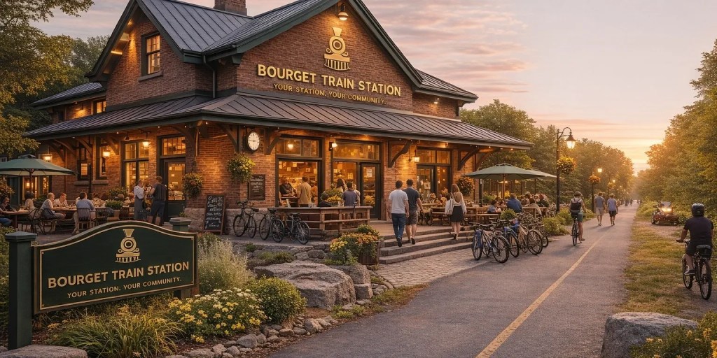 Sentier Prescott-Russell: la vieille gare de Bourget deviendra un endroit&nbsp;couru