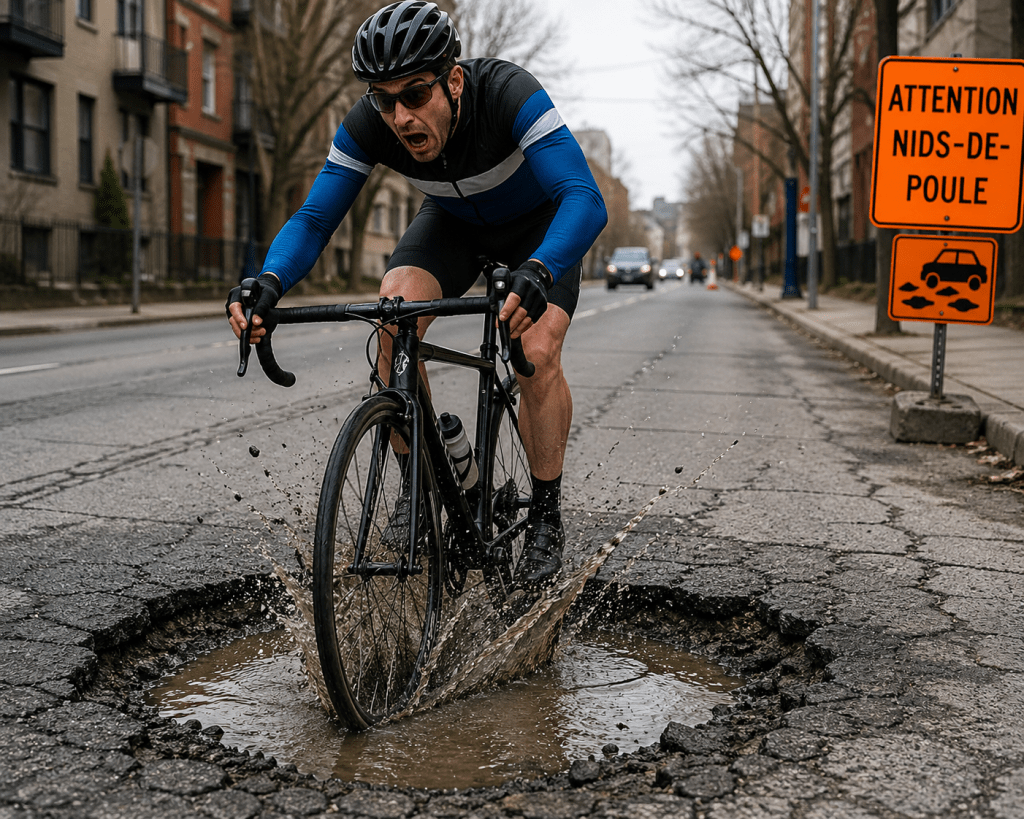 Championnat du monde à Montréal : entre nids-de-poule et asphalte&nbsp;neuve