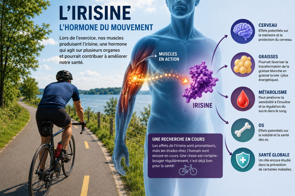 Et si le vélo produisait une hormone&nbsp;bénéfique?