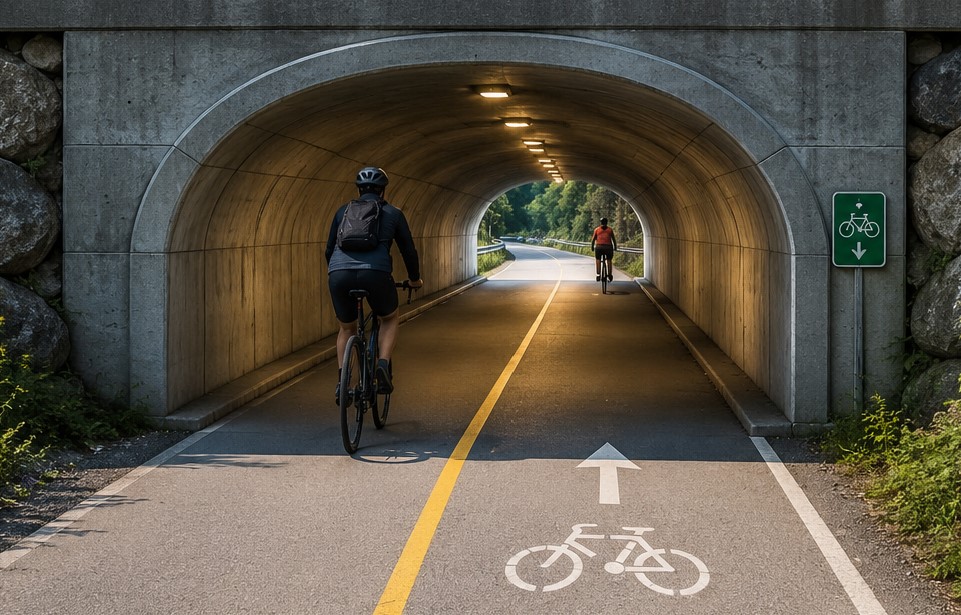 Enfin un tunnel sous la 132 pour les cyclistes de La Sauvagine