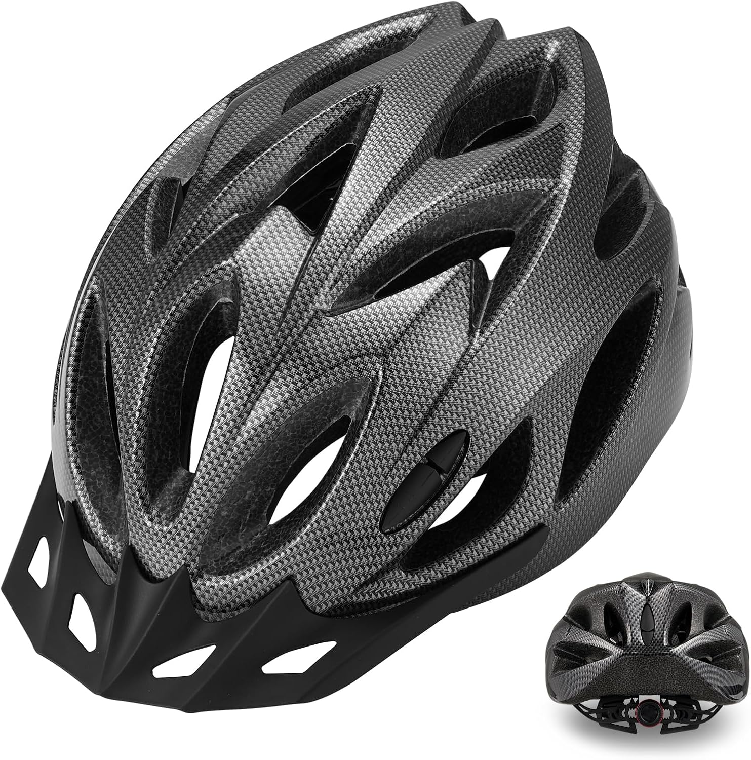 Casque de vélo avec visière amovible