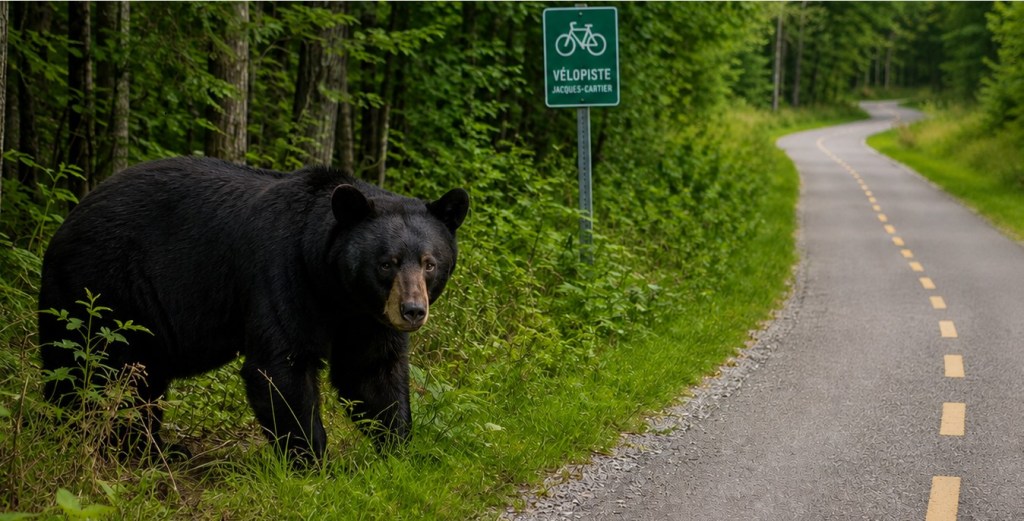 Des ours aperçus près de pistes cyclables au&nbsp;Québec