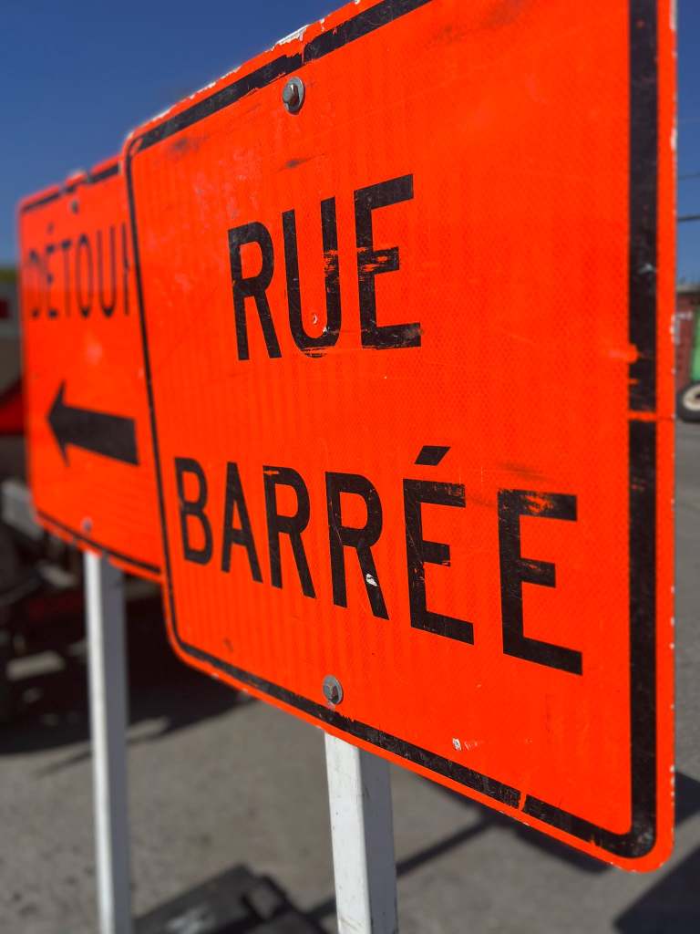 La circulation sera perturbée sur les routes, mais aussi sur les pistes cyclables. / Tirée de Facebook
