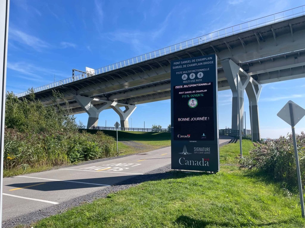 Il faudra prévoir des entraves, notamment sur le pont Samuel-De Champlain. / Le Cycliste du dimanche
