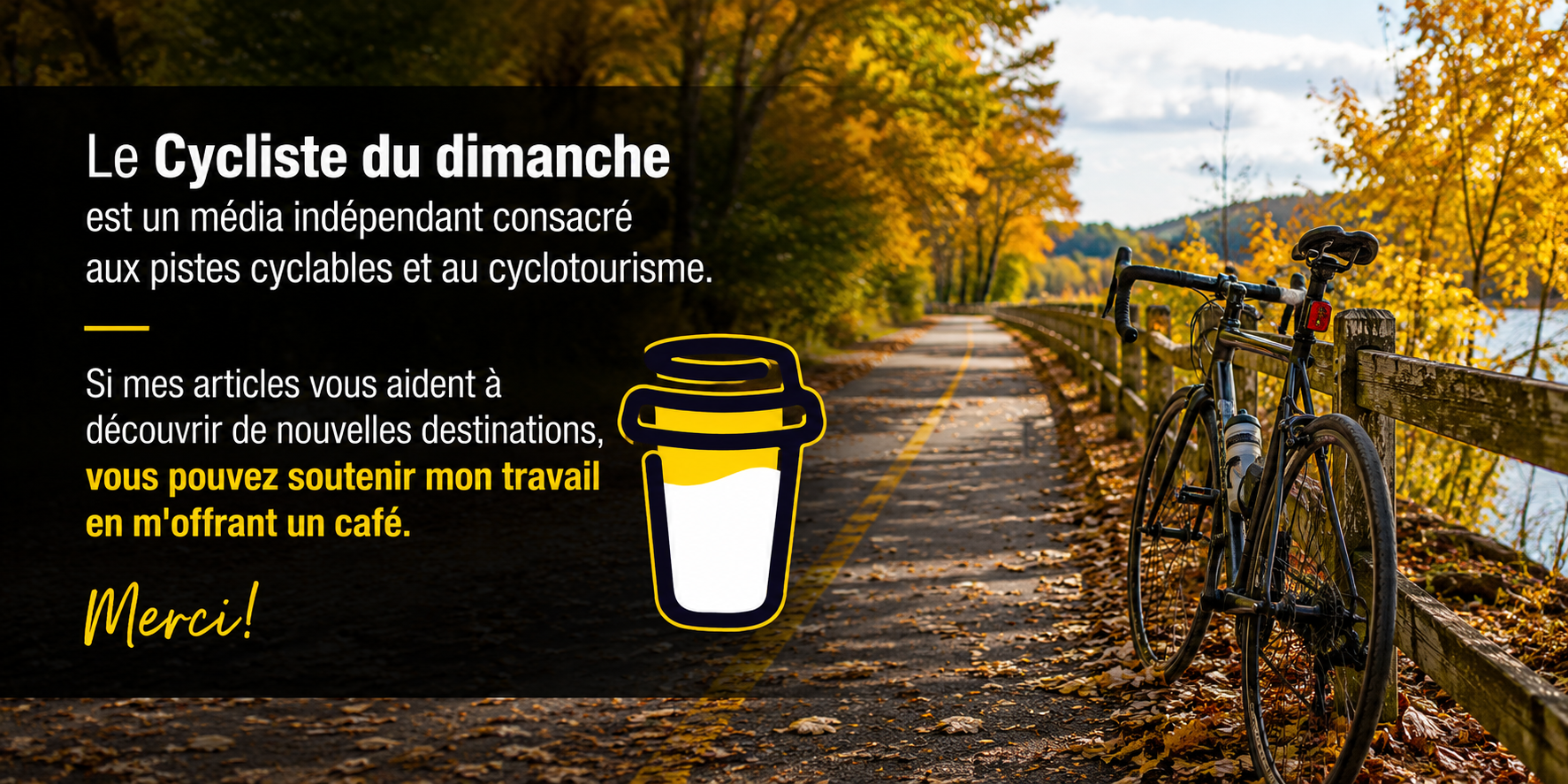 Soutenez Le Cycliste du dimanche en m’offrant un café
